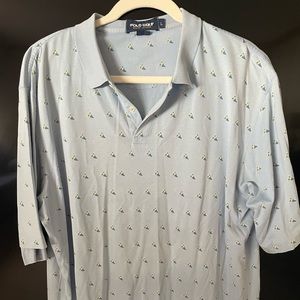 POLO Golf by Ralph Lauren Blue Polo Shirt — Mens Large